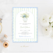 Grandmillennial Ginger Jar Babydusche Einladung