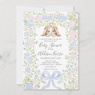 Grandmillennial-Häschen-Baby-Shower-Einladung Einladung