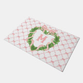 Grandmillennial Heftkreide Monogramm Fußmatte (Schrägansicht)