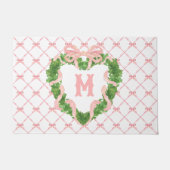 Grandmillennial Heftkreide Monogramm Fußmatte (Vorderseite)