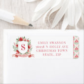 Grandmillennial Holiday Crest | Christmas Monogram (Insitu)