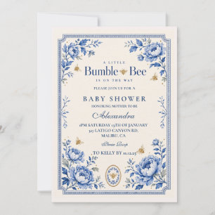 Grandmillennial Hummel-Baby-Party Einladung