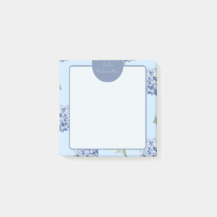 Grandmillennial Malerische Hortensie Anpassbar Post-it Klebezettel