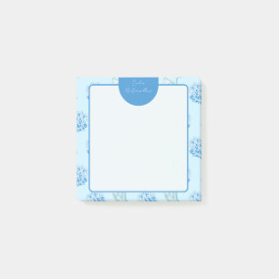 Grandmillennial Malerische Hortensie Anpassbar Post-it Klebezettel