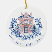 Grandmillennial | Neue Zuhause Keramik Ornament (Vorne)