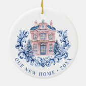 Grandmillennial | Neue Zuhause Keramik Ornament (Hinten)