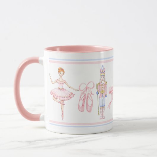 Grandmillennial Nutcracker Tasse (Links)