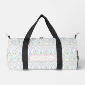 Grandmillennial Pastell Floral Duffle Bag (Vorderseite)