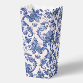 Grandmillennial Pink & Blue Damask Geschenkschachtel (Vorderseite)