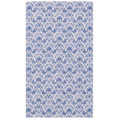 Grandmillennial Pink & Blue Damask Tischdecke (Vorderseite)
