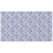 Grandmillennial Pink & Blue Damask Tischdecke (Vorderseite (Horizontal))