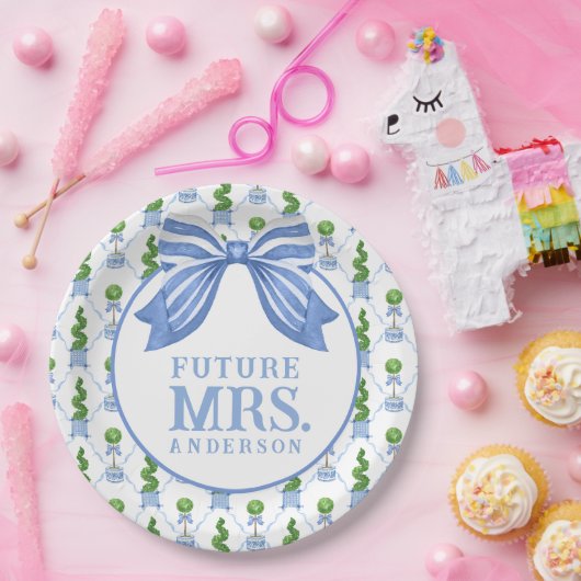 Grandmillennial Topiary | Frau Future Pappteller (Party)