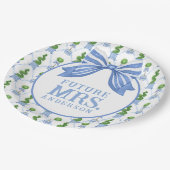 Grandmillennial Topiary | Frau Future Pappteller (Schrägansicht)