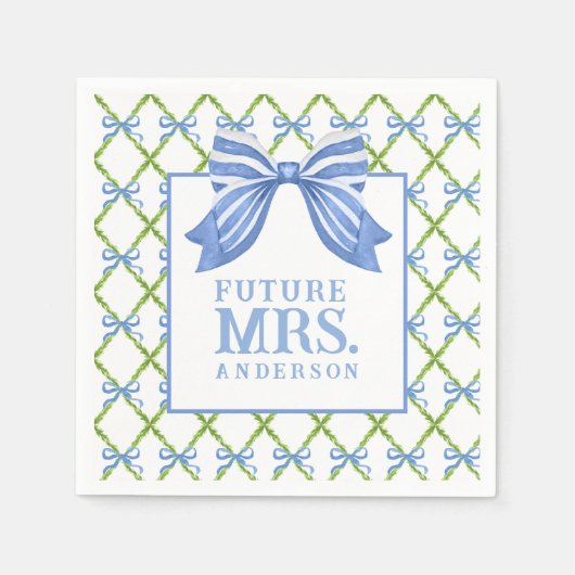 Grandmillennial Topiary | Frau Future Serviette (Vorderseite)