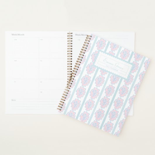 Grandmillennial Trellis Floral Planner Planer (Anzeige)