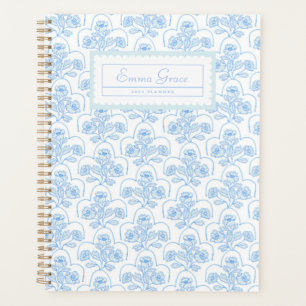 Grandmillennial Trellis Floral Planner Planer