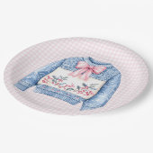 Grandmillennial | Ugly Christmas Sweater Pappteller (Schrägansicht)