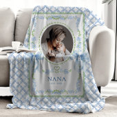 Grandmillennial Watercolor Bows Nana Foto Sherpadecke