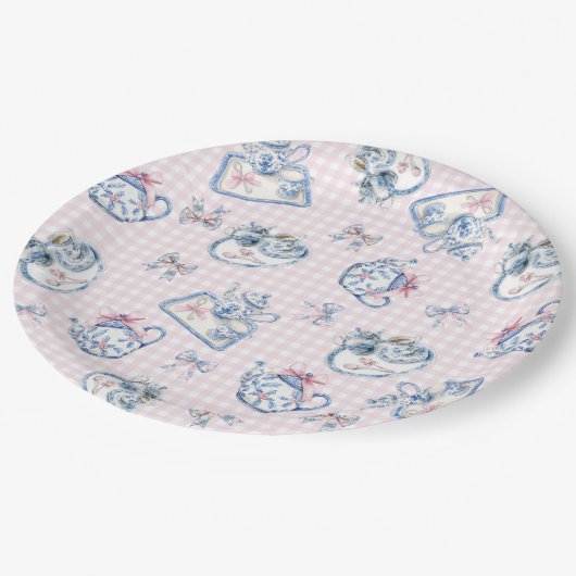 Grandmillennial | Weihnachtsgebäck Party Pappteller (Schrägansicht)