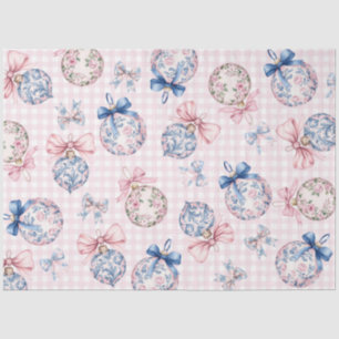 Grandmillennial   Weihnachtsschmuck Seidenpapier