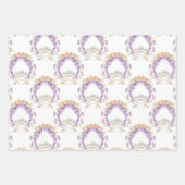 Grandmillennial Wisteria Baby Shower  Geschenkpapier Set (Vorderseite 2)