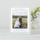 Grandmillennialer Weihnachtsweihnachtskalender Fot Feiertagskarte (Stehend Vorderseite)