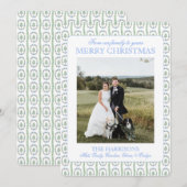 Grandmillennialer Weihnachtsweihnachtskalender Fot Feiertagskarte (Vorne/Hinten)