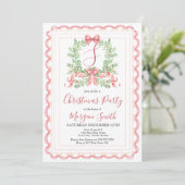 GrandmillienISCHE Weihnachtsfeiertage-Party Einlad Einladung (Stehend Vorderseite)