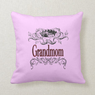 Grandmom heraldischer Entwurf Kissen