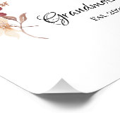 Grandmother Est. Year  Fotodruck (Ecke)