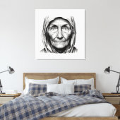 GRANDMOTHER LEINWANDDRUCK (Insitu (Schlafzimmer))