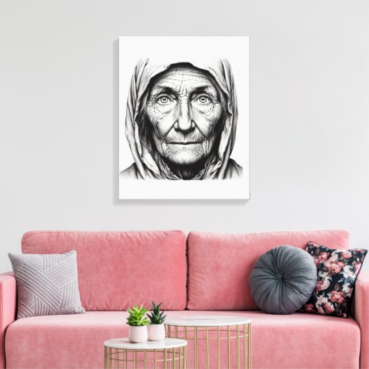 GRANDMOTHER LEINWANDDRUCK (Insitu (Wohnzimmer))