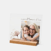Grandmother Mother's Day Photo Acrylic Gift Acrylschild (Winkel)
