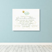 Grandmother Poem with Birds Leinwanddruck (Insitu (Holzboden))