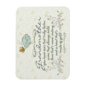 Grandmother Poem with Birds Magnet (Vertikal)