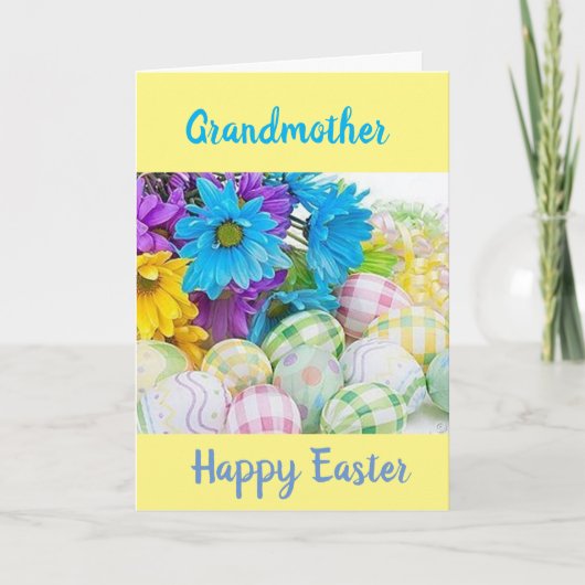 ***GRANDMOTHER*** SIE LIEBEN "EASTER"-KARTE KARTE (Vorderseite)