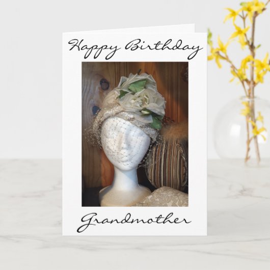 "GRANDMOTHER" UND EINE SEHR LIEBE LADY = GEBURTSTA KARTE (Gelbe Blume)