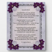 "Grandmothers". In loving poem haben wir Flowers Fotoplatte (Vorderseite)