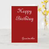 Grandmutter Geburtstagskarten Karte (Gelbe Blume)