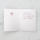 Grandniece 12. Geburtstag Crazy Socks Karte (Innenseite)