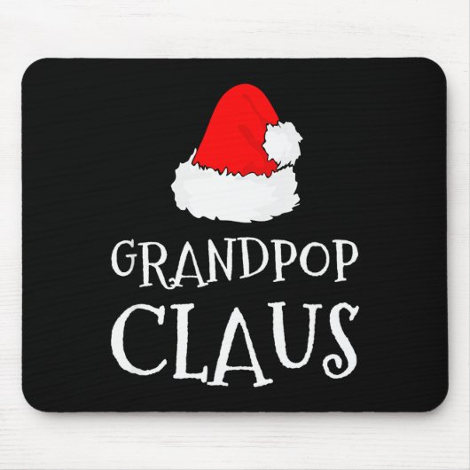Grandp Claus Christmas Santa's Pajama Family Match Mousepad (Vorne)