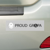 GRANDPA1_BUMPER (Farbe) Autoaufkleber (Auf Auto)
