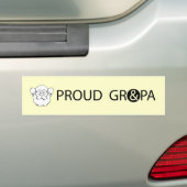 GRANDPA2_BUMPER (Farbe) Autoaufkleber (Auf Auto)