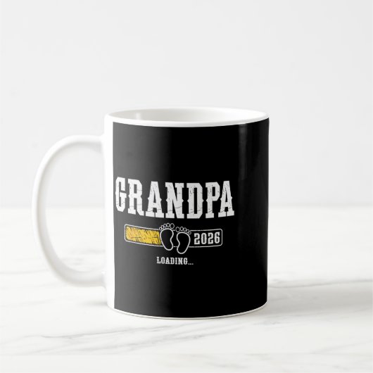 Grandpa 2026 Loading Grandpa Est. 2026, New Grandp Kaffeetasse (Links)