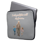 Grandpa and Grandkids Laptopschutzhülle (Vorderseite Links)
