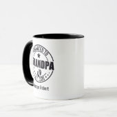 Grandpa Announcement Mug Gift Tasse (Vorderseite Links)