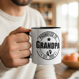 Grandpa Announcement Mug Gift Tasse