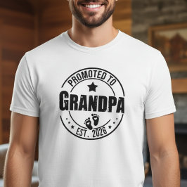 Grandpa Announcement T-Shirt