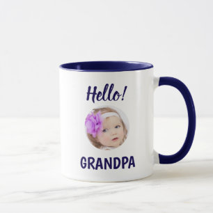 Grandpa Baby Foto Tasse