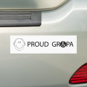 GRANDPA_BUMPER STICKER2 AUTOAUFKLEBER (Auf Auto)